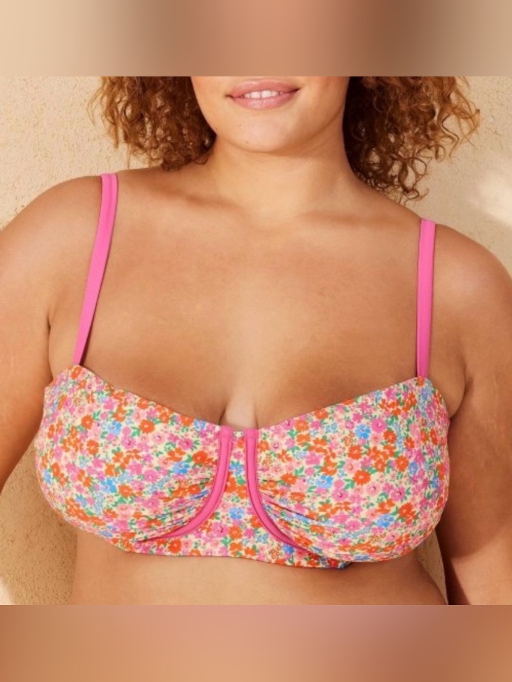 Wild Fable Contrast Binding Underwire Bikini Top